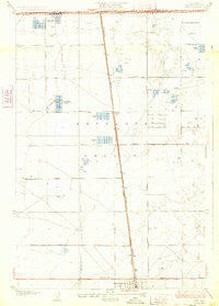 Oban California Historical topographic map, 1:24000 scale, 7.5 X 7.5 Minute, Year 1933