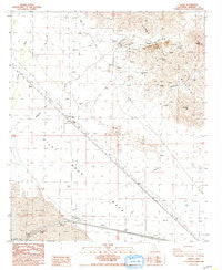 Ogilby California Historical topographic map, 1:24000 scale, 7.5 X 7.5 Minute, Year 1988