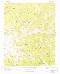 Oiler Peak California Historical topographic map, 1:24000 scale, 7.5 X 7.5 Minute, Year 1972