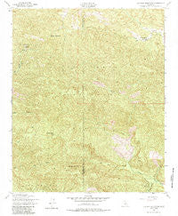 Old Man Mountain California Historical topographic map, 1:24000 scale, 7.5 X 7.5 Minute, Year 1943