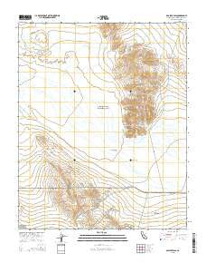 Old Ibex Pass California Current topographic map, 1:24000 scale, 7.5 X 7.5 Minute, Year 2015