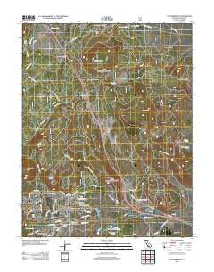 Old Mammoth California Historical topographic map, 1:24000 scale, 7.5 X 7.5 Minute, Year 2012