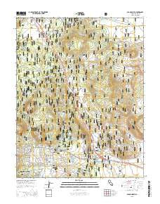 Old Mammoth California Current topographic map, 1:24000 scale, 7.5 X 7.5 Minute, Year 2015