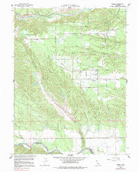 Olinda California Historical topographic map, 1:24000 scale, 7.5 X 7.5 Minute, Year 1964