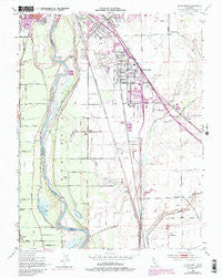 Olivehurst California Historical topographic map, 1:24000 scale, 7.5 X 7.5 Minute, Year 1952