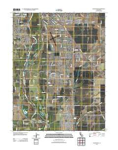 Olivehurst California Historical topographic map, 1:24000 scale, 7.5 X 7.5 Minute, Year 2012