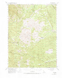Ono California Historical topographic map, 1:62500 scale, 15 X 15 Minute, Year 1952