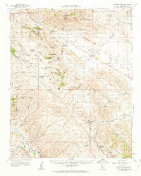 Orchard Peak California Historical topographic map, 1:62500 scale, 15 X 15 Minute, Year 1961