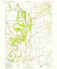 Ord Ferry California Historical topographic map, 1:24000 scale, 7.5 X 7.5 Minute, Year 1949