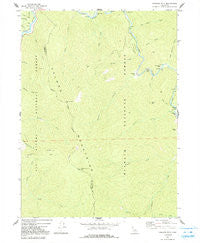 Orleans Mtn. California Historical topographic map, 1:24000 scale, 7.5 X 7.5 Minute, Year 1974