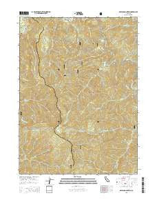 Orleans Mountain California Current topographic map, 1:24000 scale, 7.5 X 7.5 Minute, Year 2015