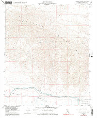 Orocopia Canyon California Historical topographic map, 1:24000 scale, 7.5 X 7.5 Minute, Year 1958