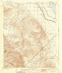 Ortigalita Peak California Historical topographic map, 1:62500 scale, 15 X 15 Minute, Year 1943