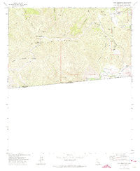 Otay Mountain California Historical topographic map, 1:24000 scale, 7.5 X 7.5 Minute, Year 1972