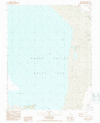 Owens Lake California Historical topographic map, 1:24000 scale, 7.5 X 7.5 Minute, Year 1987