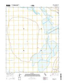 Owens Lake California Current topographic map, 1:24000 scale, 7.5 X 7.5 Minute, Year 2015