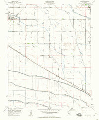 Oxalis California Historical topographic map, 1:24000 scale, 7.5 X 7.5 Minute, Year 1956