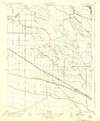 Oxalis California Historical topographic map, 1:31680 scale, 7.5 X 7.5 Minute, Year 1922