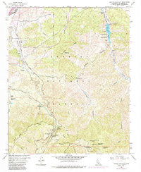 Pacifico Mountain California Historical topographic map, 1:24000 scale, 7.5 X 7.5 Minute, Year 1959