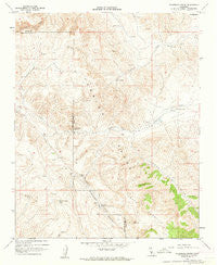 Packwood Creek California Historical topographic map, 1:24000 scale, 7.5 X 7.5 Minute, Year 1961
