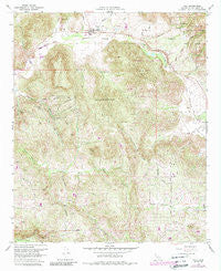 Pala California Historical topographic map, 1:24000 scale, 7.5 X 7.5 Minute, Year 1968