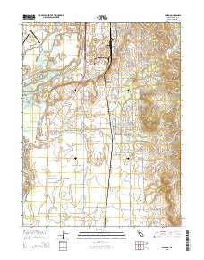Palermo California Current topographic map, 1:24000 scale, 7.5 X 7.5 Minute, Year 2015