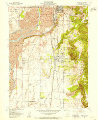 Palermo California Historical topographic map, 1:24000 scale, 7.5 X 7.5 Minute, Year 1952