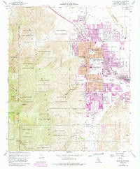 Palm Springs California Historical topographic map, 1:24000 scale, 7.5 X 7.5 Minute, Year 1957