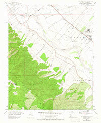 Palo Escrito Peak California Historical topographic map, 1:24000 scale, 7.5 X 7.5 Minute, Year 1956