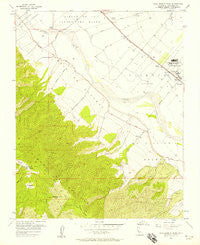 Palo Escrito Peak California Historical topographic map, 1:24000 scale, 7.5 X 7.5 Minute, Year 1956