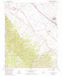 Palo Escrito Peak California Historical topographic map, 1:24000 scale, 7.5 X 7.5 Minute, Year 1956
