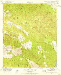 Palomar Observatory California Historical topographic map, 1:24000 scale, 7.5 X 7.5 Minute, Year 1949