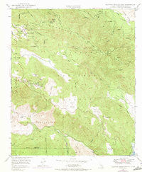 Palomar Observatory California Historical topographic map, 1:24000 scale, 7.5 X 7.5 Minute, Year 1949