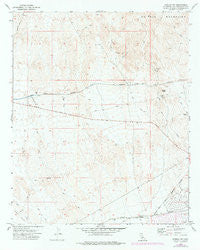 Parker NW California Historical topographic map, 1:24000 scale, 7.5 X 7.5 Minute, Year 1970