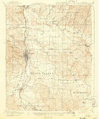 Paso Robles California Historical topographic map, 1:62500 scale, 15 X 15 Minute, Year 1919