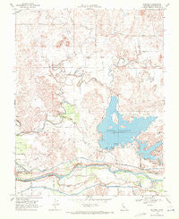 Paulsell California Historical topographic map, 1:24000 scale, 7.5 X 7.5 Minute, Year 1968