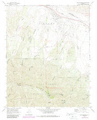 Peak Mountain California Historical topographic map, 1:24000 scale, 7.5 X 7.5 Minute, Year 1964