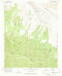 Peak Mountain California Historical topographic map, 1:24000 scale, 7.5 X 7.5 Minute, Year 1964