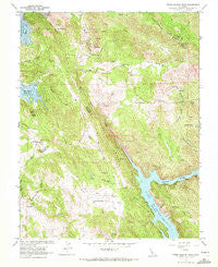 Penon Blanco Peak California Historical topographic map, 1:24000 scale, 7.5 X 7.5 Minute, Year 1962