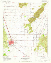 Perris California Historical topographic map, 1:24000 scale, 7.5 X 7.5 Minute, Year 1953