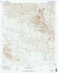 Picacho Peak California Historical topographic map, 1:24000 scale, 7.5 X 7.5 Minute, Year 1965