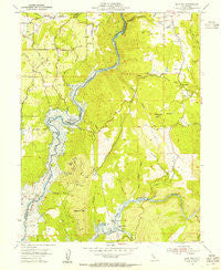 Pilot Hill California Historical topographic map, 1:24000 scale, 7.5 X 7.5 Minute, Year 1954