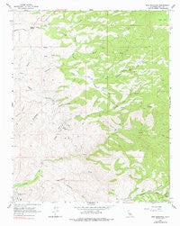 Pine Mountain California Historical topographic map, 1:24000 scale, 7.5 X 7.5 Minute, Year 1965