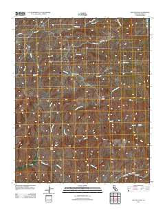 Pine Mountain California Historical topographic map, 1:24000 scale, 7.5 X 7.5 Minute, Year 2012