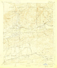 Piru California Historical topographic map, 1:62500 scale, 15 X 15 Minute, Year 1921