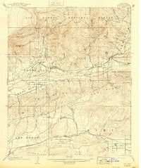 Piru California Historical topographic map, 1:62500 scale, 15 X 15 Minute, Year 1921