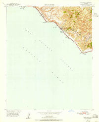 Pitas Point California Historical topographic map, 1:24000 scale, 7.5 X 7.5 Minute, Year 1950