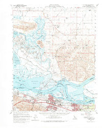 Pittsburg California Historical topographic map, 1:62500 scale, 15 X 15 Minute, Year 1953