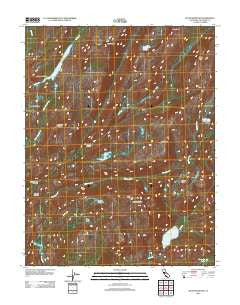 Piute Mountain California Historical topographic map, 1:24000 scale, 7.5 X 7.5 Minute, Year 2012