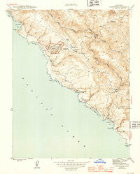 Plantation California Historical topographic map, 1:31680 scale, 7.5 X 7.5 Minute, Year 1944